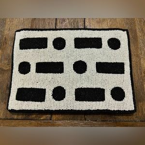 Ink + Alloy Beaded Clutch